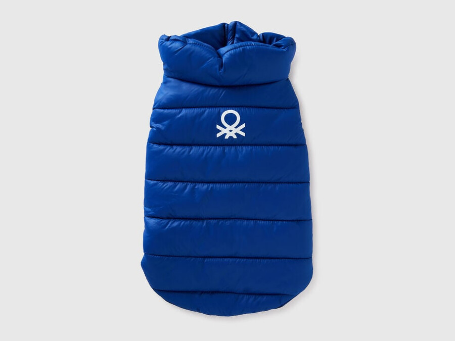 chaqueta acolchada azul aciano para perros