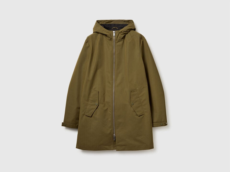 parka de mezcla de algodón