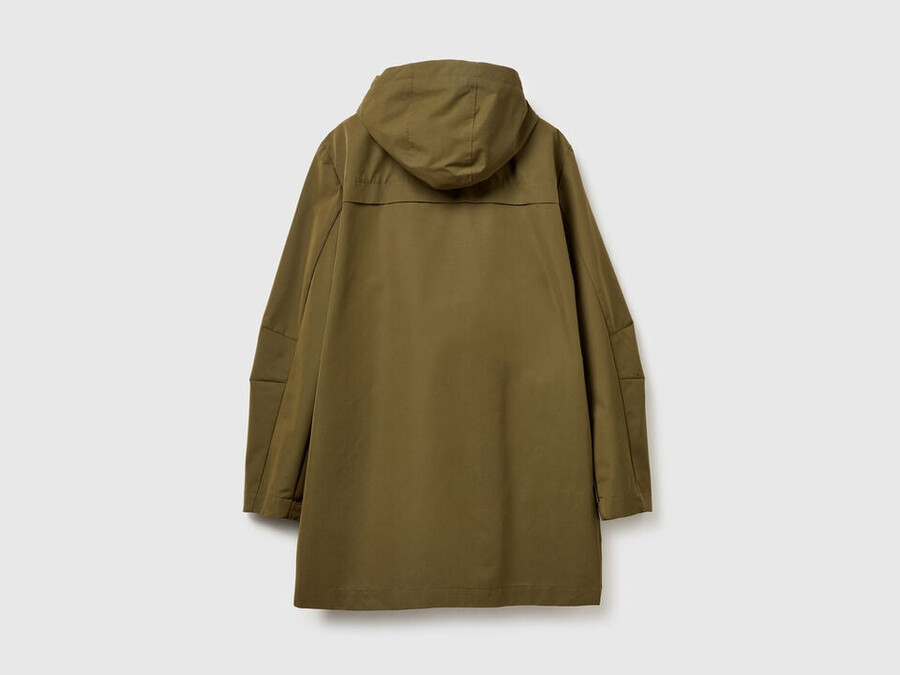 parka de mezcla de algodón