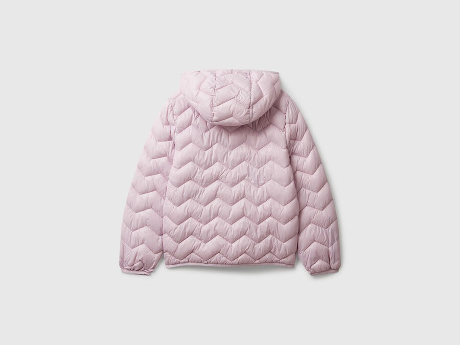 chaqueta acolchada con capucha