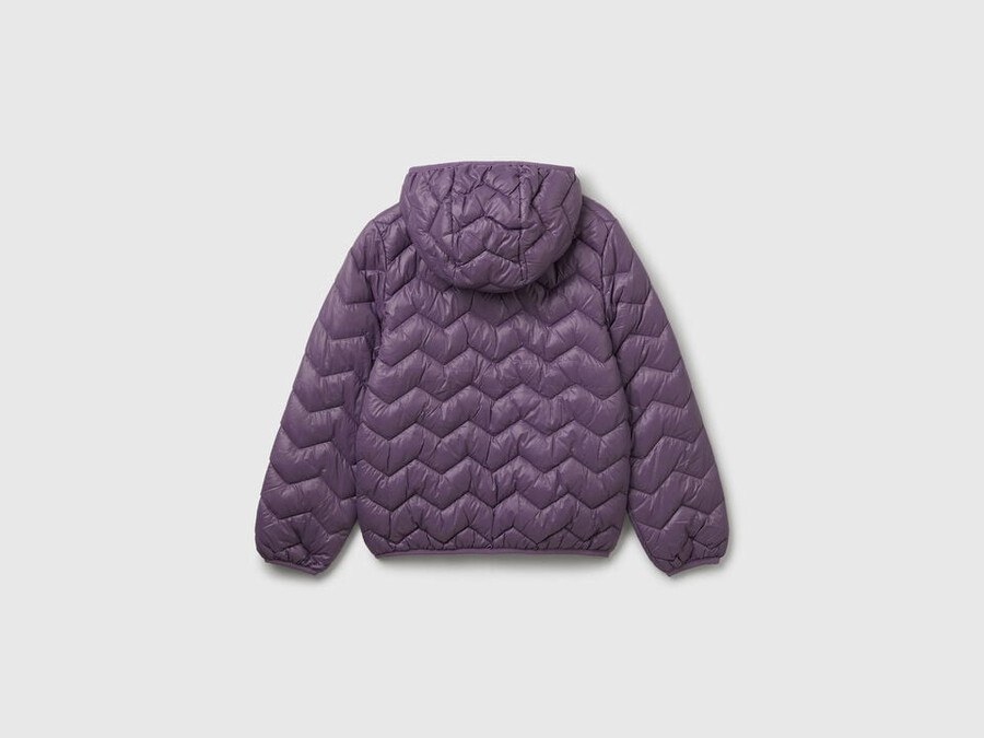 chaqueta acolchada con capucha
