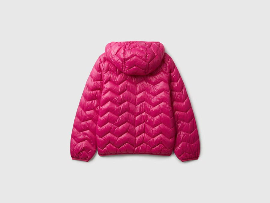 chaqueta acolchada con capucha