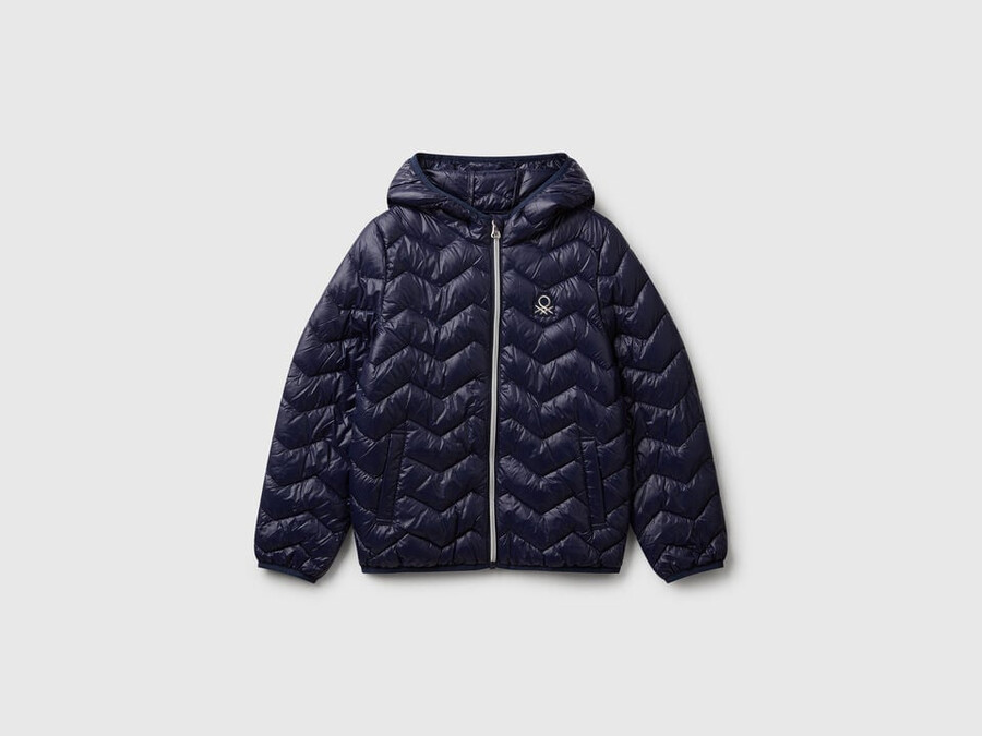 chaqueta acolchada con capucha