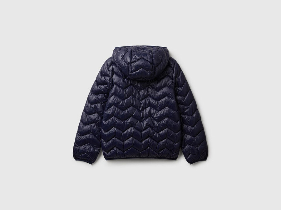 chaqueta acolchada con capucha