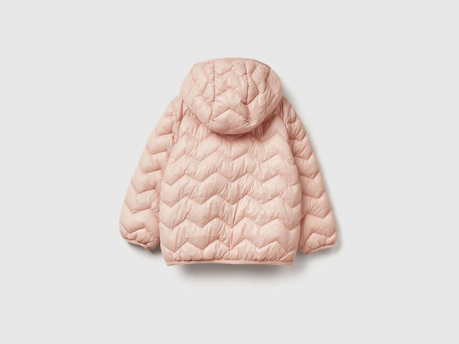 chaqueta acolchada con capucha