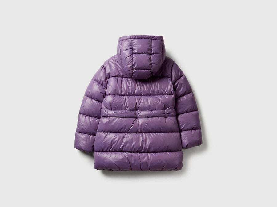 chaqueta larga con cinturón