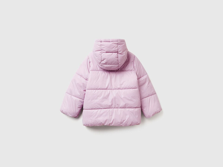 chaqueta de nailon con capucha