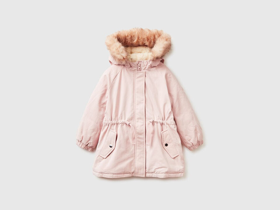 parka acolchada con cordón