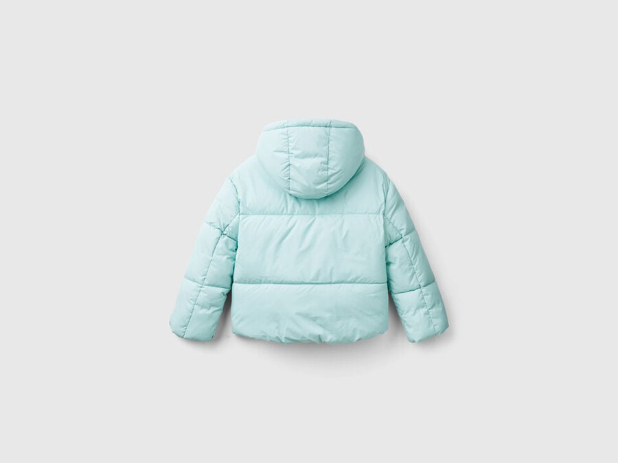 chaqueta acolchada con capucha