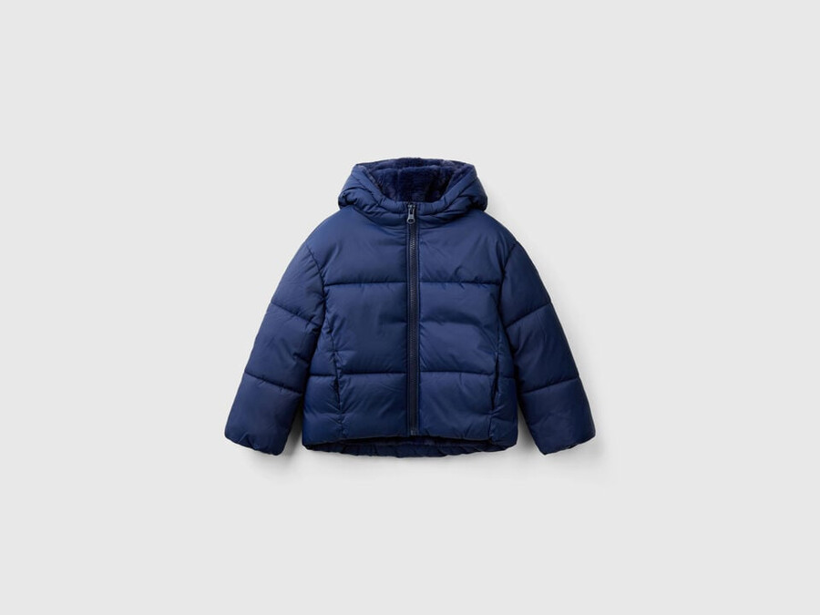 chaqueta acolchada con capucha