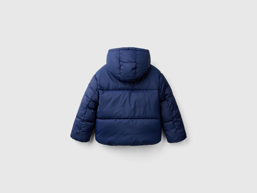 chaqueta acolchada con capucha