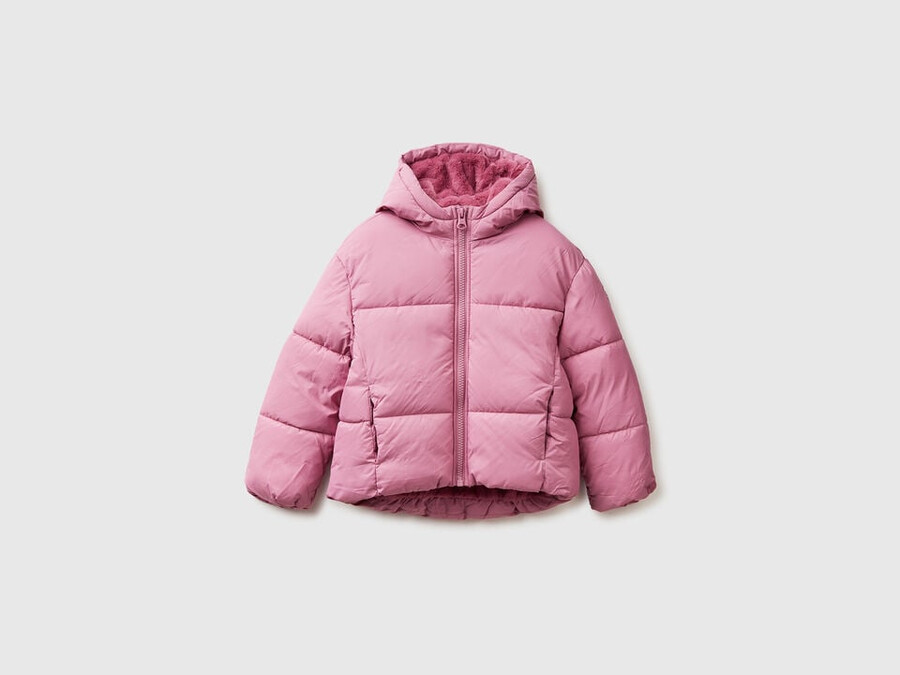 chaqueta acolchada con capucha