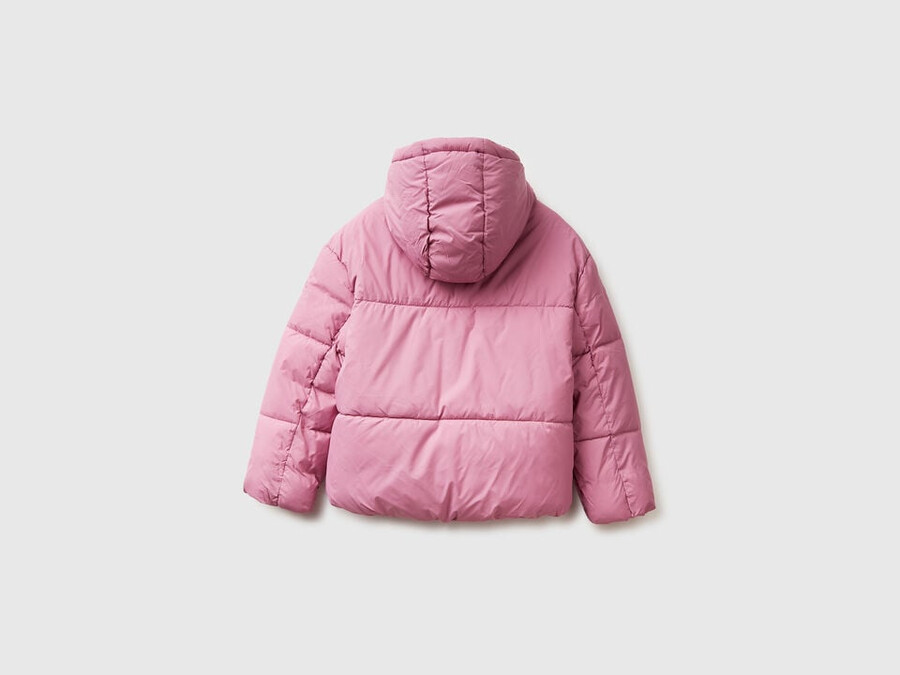 chaqueta acolchada con capucha