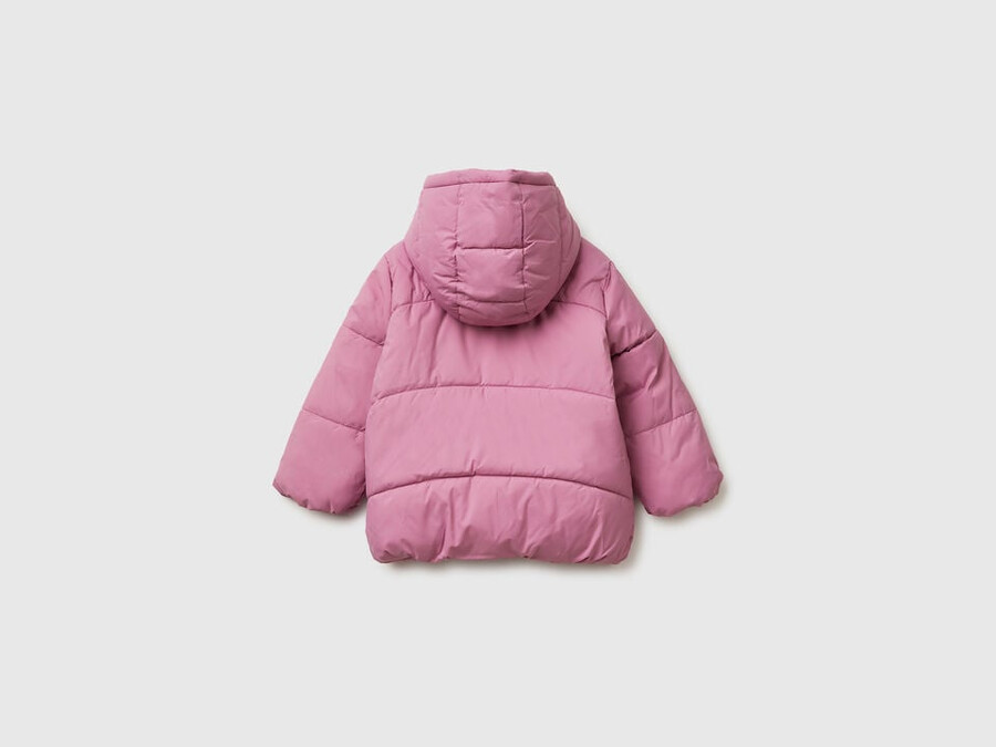 chaqueta acolchada con capucha