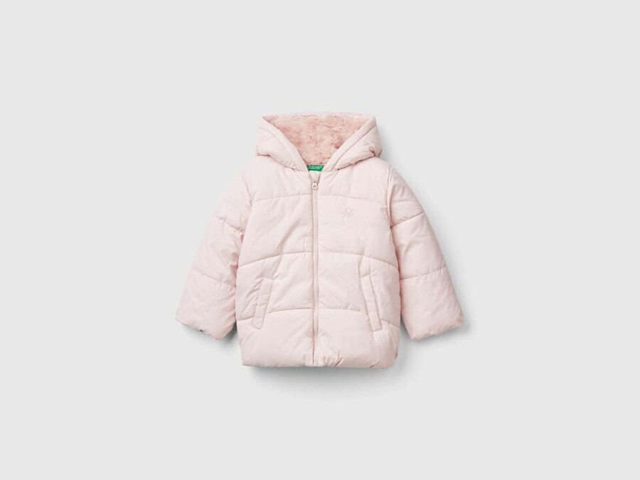 chaqueta acolchada con capucha