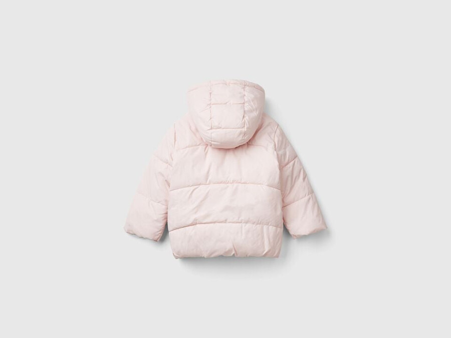 chaqueta acolchada con capucha