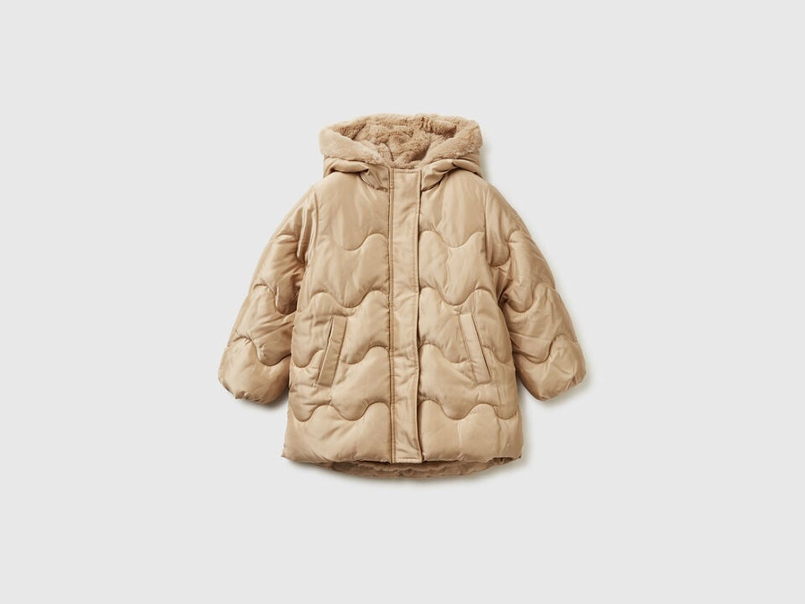 chaqueta de nailon brillante