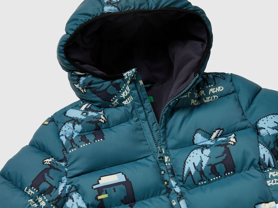 chaqueta estampada rain defender