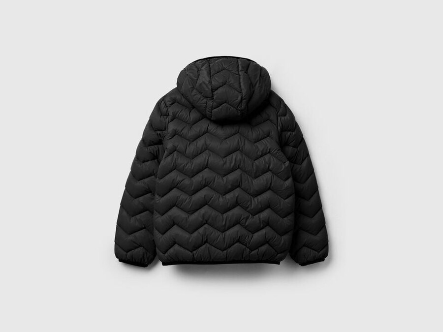 chaqueta acolchada con capucha