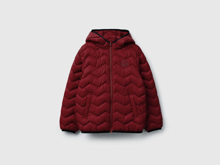 chaqueta acolchada con capucha