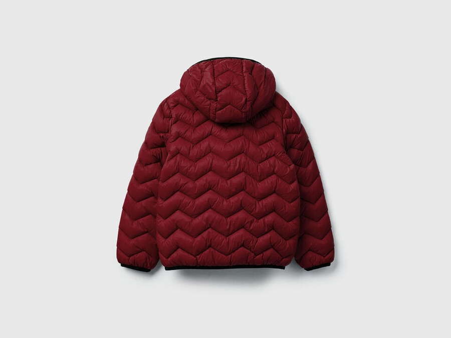 chaqueta acolchada con capucha