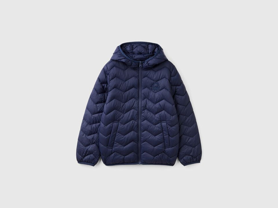chaqueta acolchada con capucha