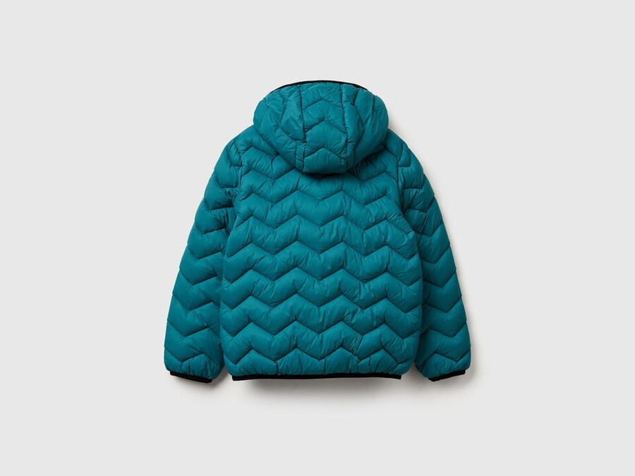 chaqueta acolchada con capucha