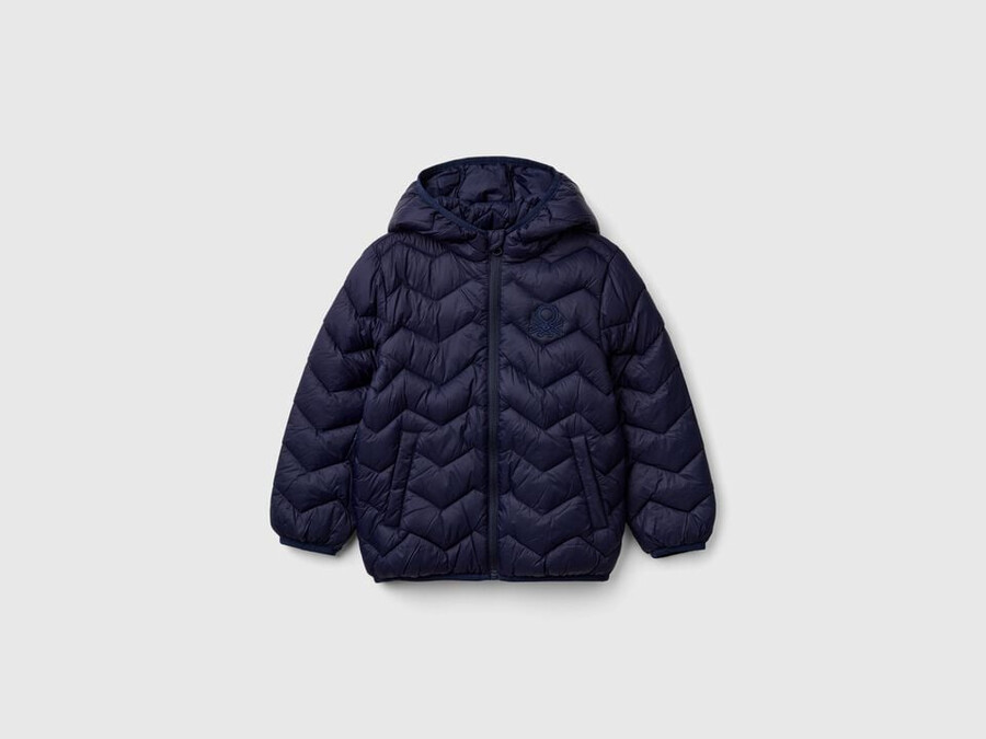 chaqueta acolchada con capucha