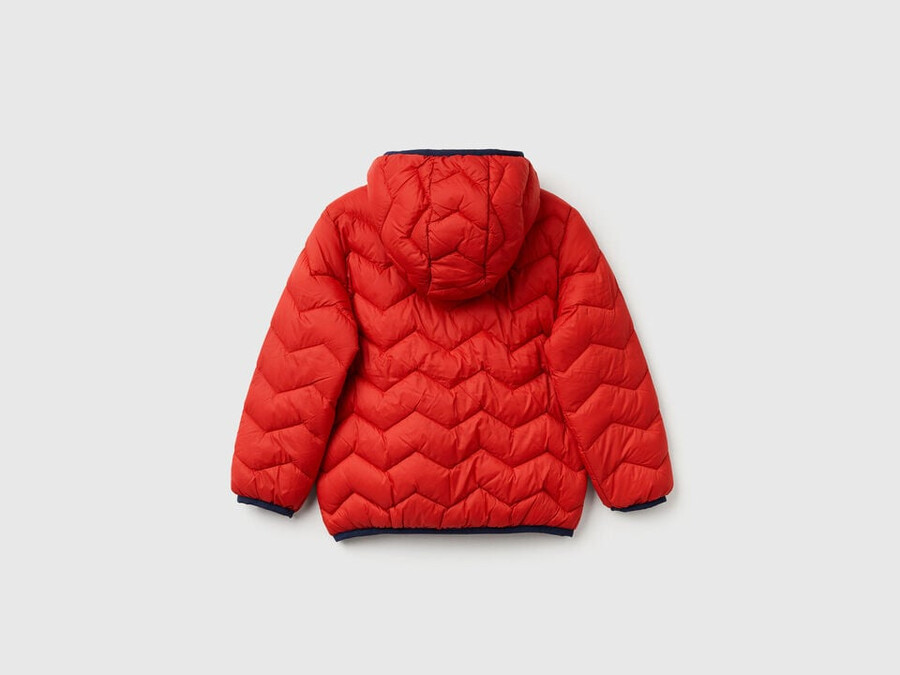 chaqueta acolchada con capucha
