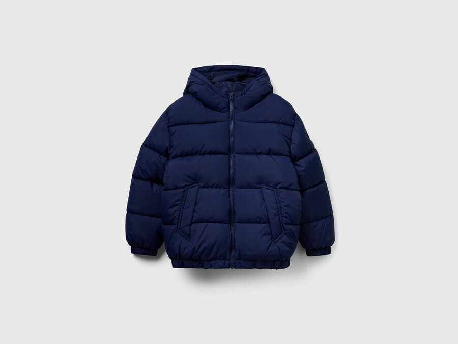 chaqueta acolchada con capucha