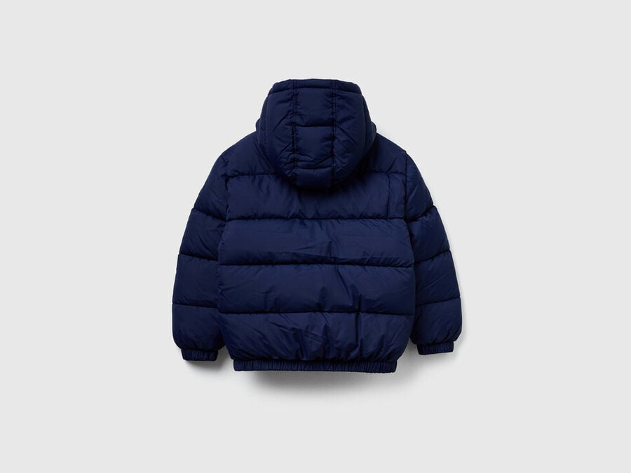 chaqueta acolchada con capucha