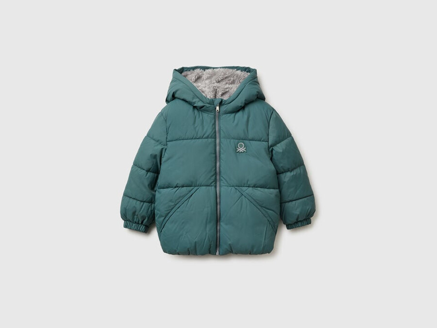 chaqueta con interior de peluche