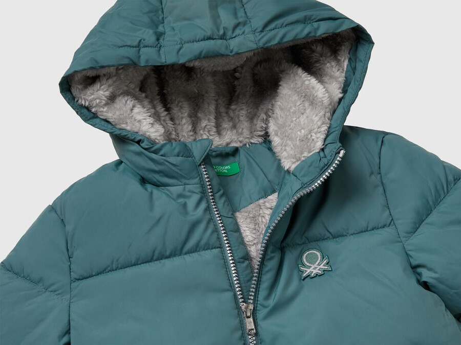 chaqueta con interior de peluche