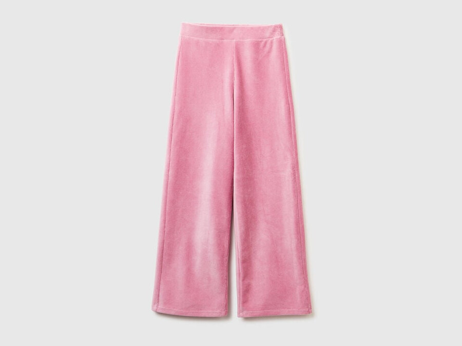 pantalones anchos de chenilla