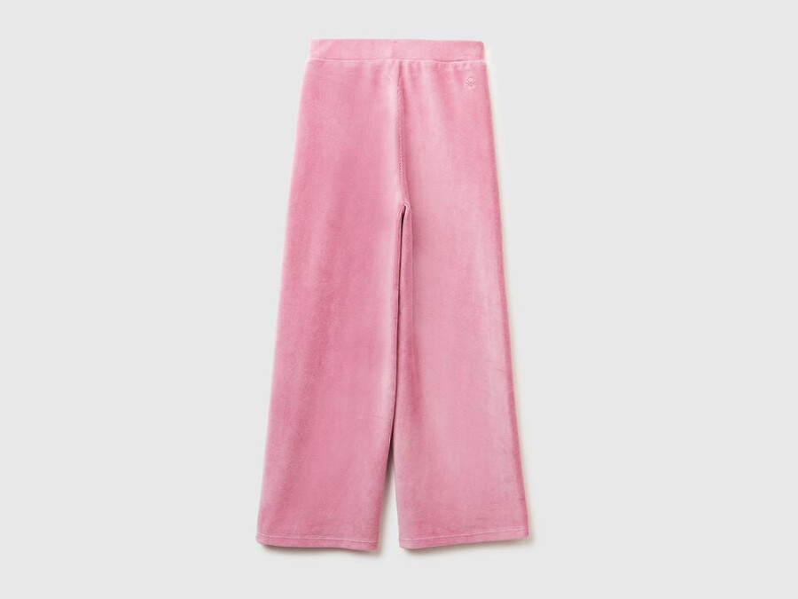 pantalones anchos de chenilla