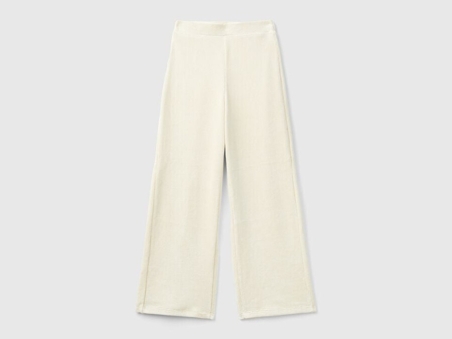 pantalones anchos de chenilla