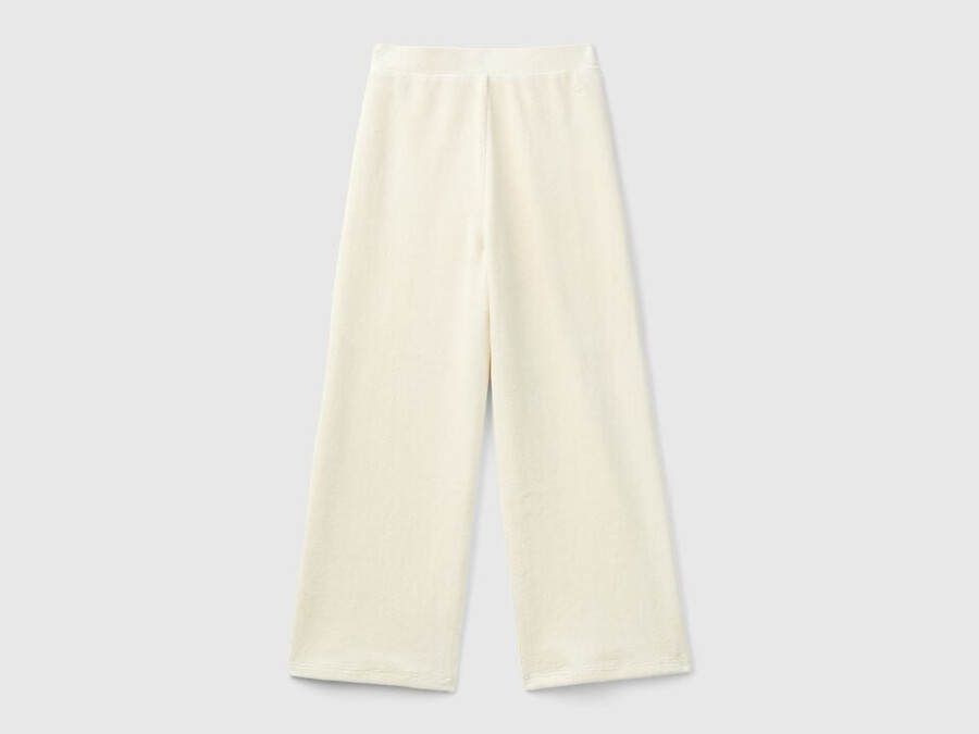 pantalones anchos de chenilla