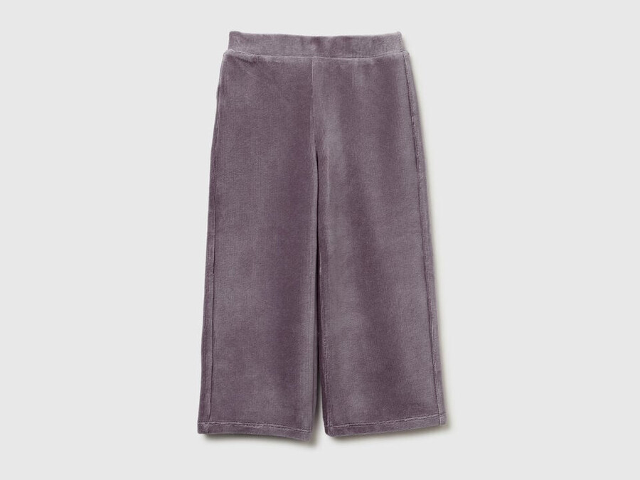 pantalones anchos de chenilla
