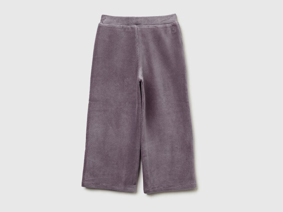 pantalones anchos de chenilla